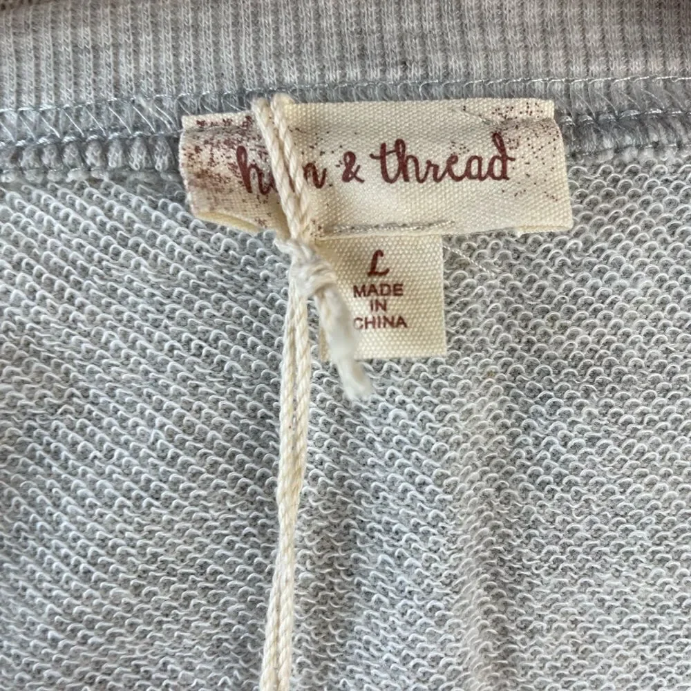 NWT Hem & Thread Sweatshirt Size L - Picture 6 of 8